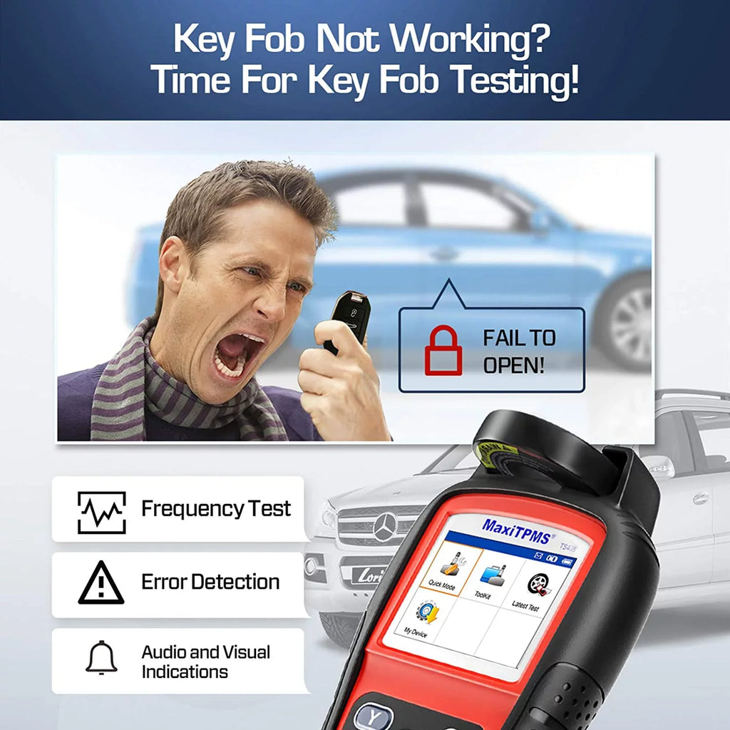 Autel Key Tool TPMS TS408, Program, Reset, Relearn TPMS Fob Activation, Testing Sensor
