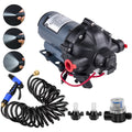 Water RV Marine 5.5 Gallons Pump Washdown BENTISM Water Coiled 25 Per PSI Pumps Automatic 12V 5.3 with Minute 70 for Pump Hose Yacht Boats Diaphragm Caravan Pump Foot Rv GPM