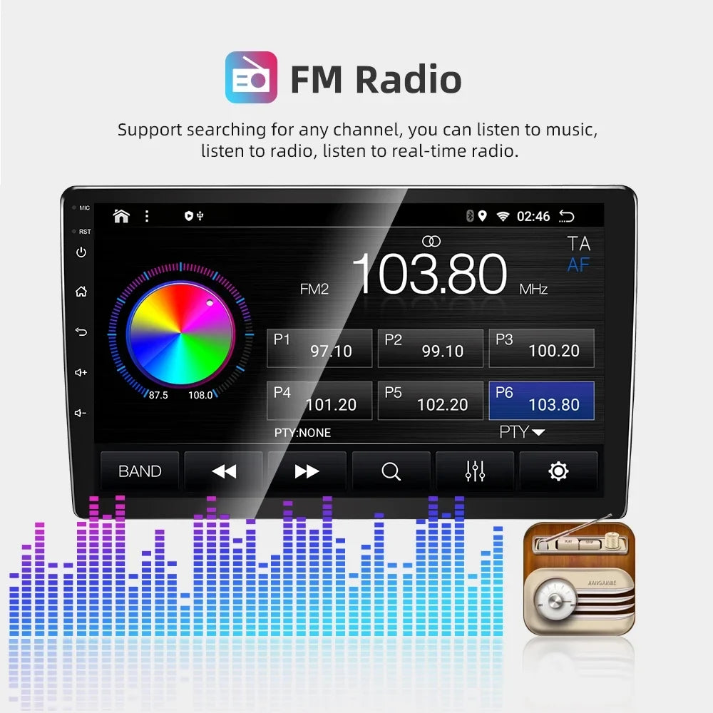 Mazda new Android inch with JMANCE Receiver, 2010-2013 3 Car Compatible & Auto Stereo camera Car backup Radio CarPlay 9 with