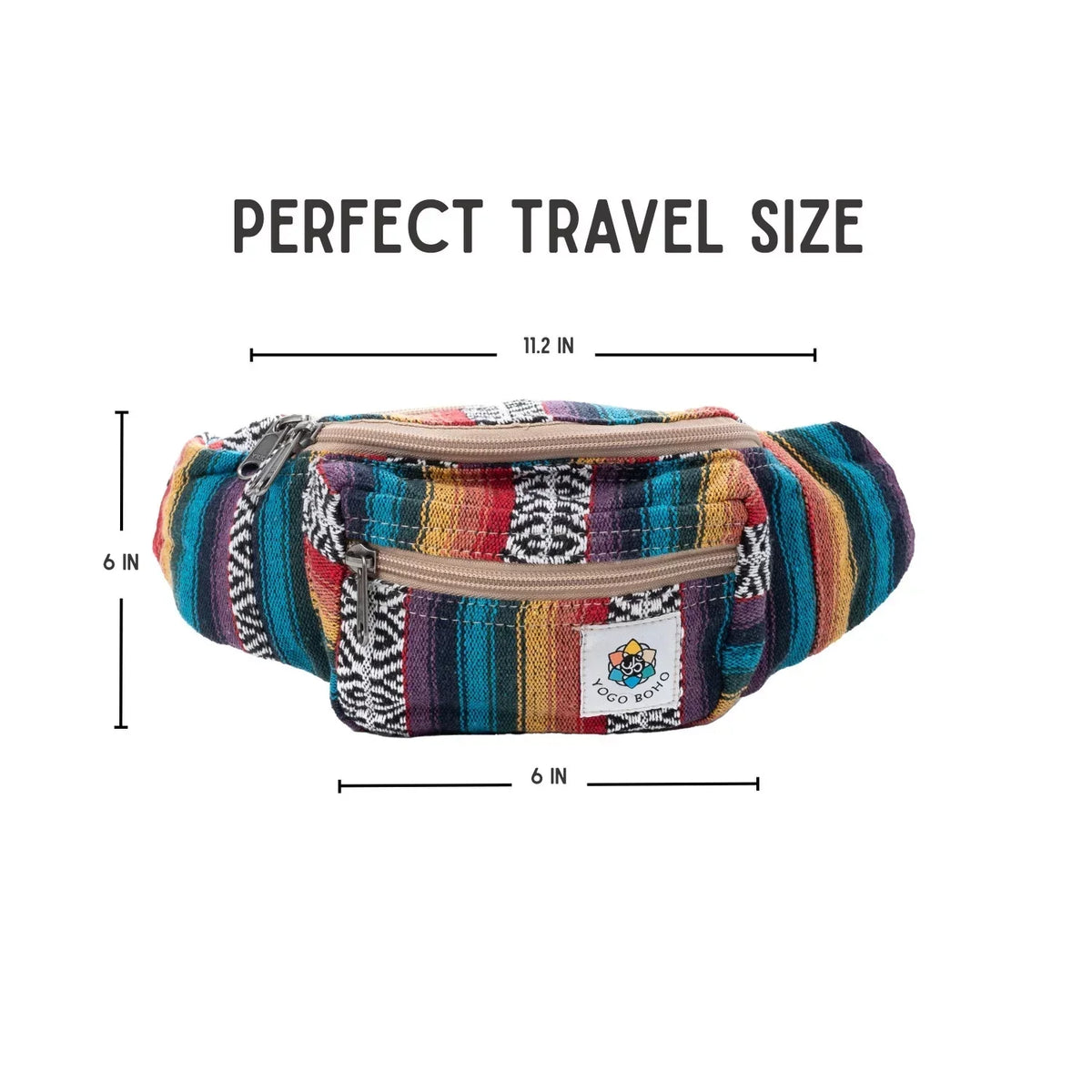 Fanny Strap Hippie Women Running Crossbody Pack Pack Workout Colorful Waist for Festival for Boho with Men Lightweight Fanny Hiking special edition Pack Belt Adjustable Bag Canvas