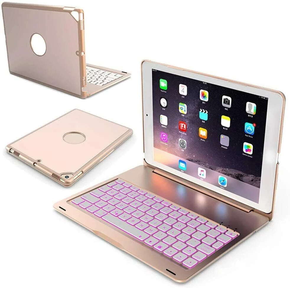 iPad Protective iPad with of to Gen 9th Bluetooth 8th Backlight "Air3 the Shell Pro10.5, Smart Keyboard Sleeve 7th , Gen,(2018) Applicable (2021),(2019) Gen