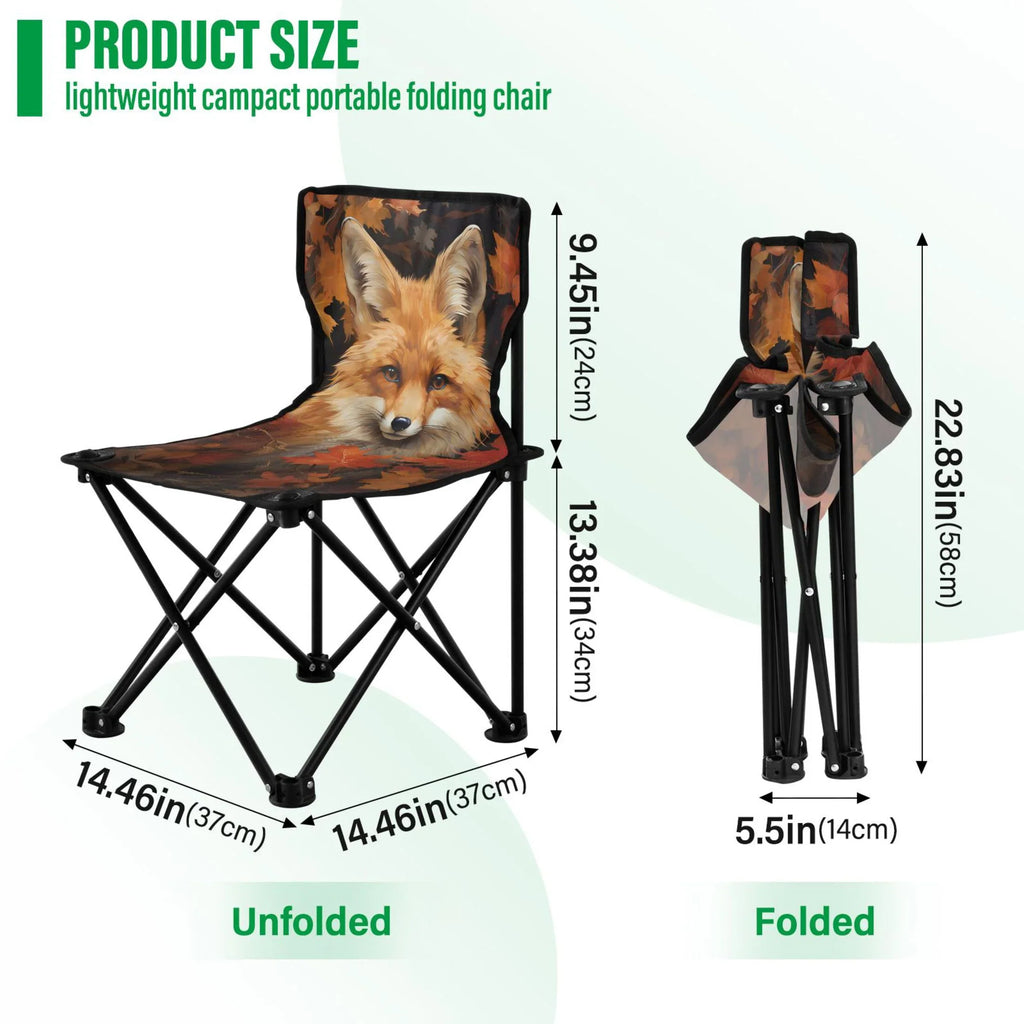 in Folding trendy Portable Autumn Beach 220LBS Leaves Carry Chair Lawn with Chair Support to Fishing Outdoor Chair Chair Fox Camping Bag