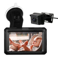 Pets for Monitor Adjustable Baby View Baby IPS with Night Function Wide Baby Screen Mirror Angle 4.3'' Kids Vision Infants Mirror, Car with Camera Car Shinysix classic 1080P