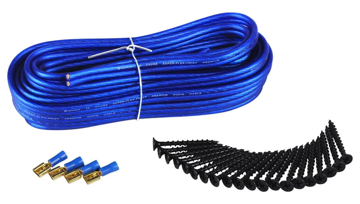 Subwoofers+Box+Amp+Wires classic Ford Polk Audio (2) 2000-2016 12" For F250/350/450