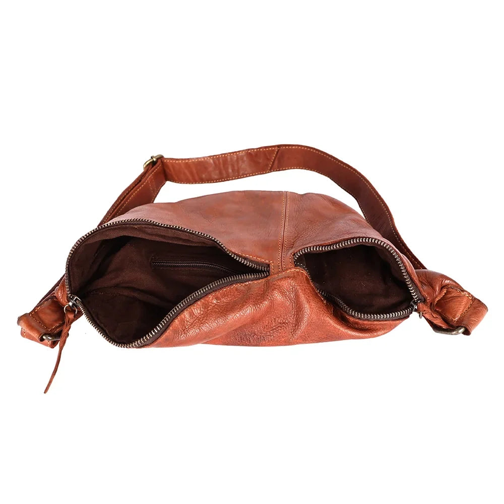 Fanny NM Vintage Mind Handbag Genuine Never Leather Women Bag Handmade Cowhide Western Purse Nmbgm153 Pack