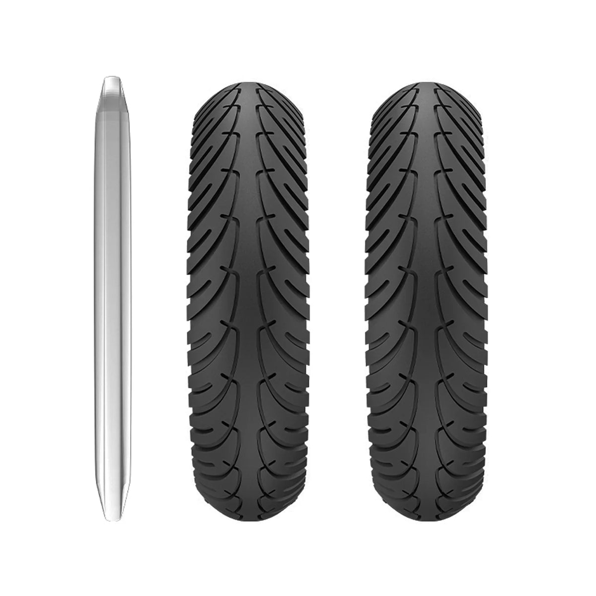 E Riding Inch Tomshoo for Puncture Mounting Tire M365 proof 8.5 2pcs with Set Solid Rubber Tyre Tool