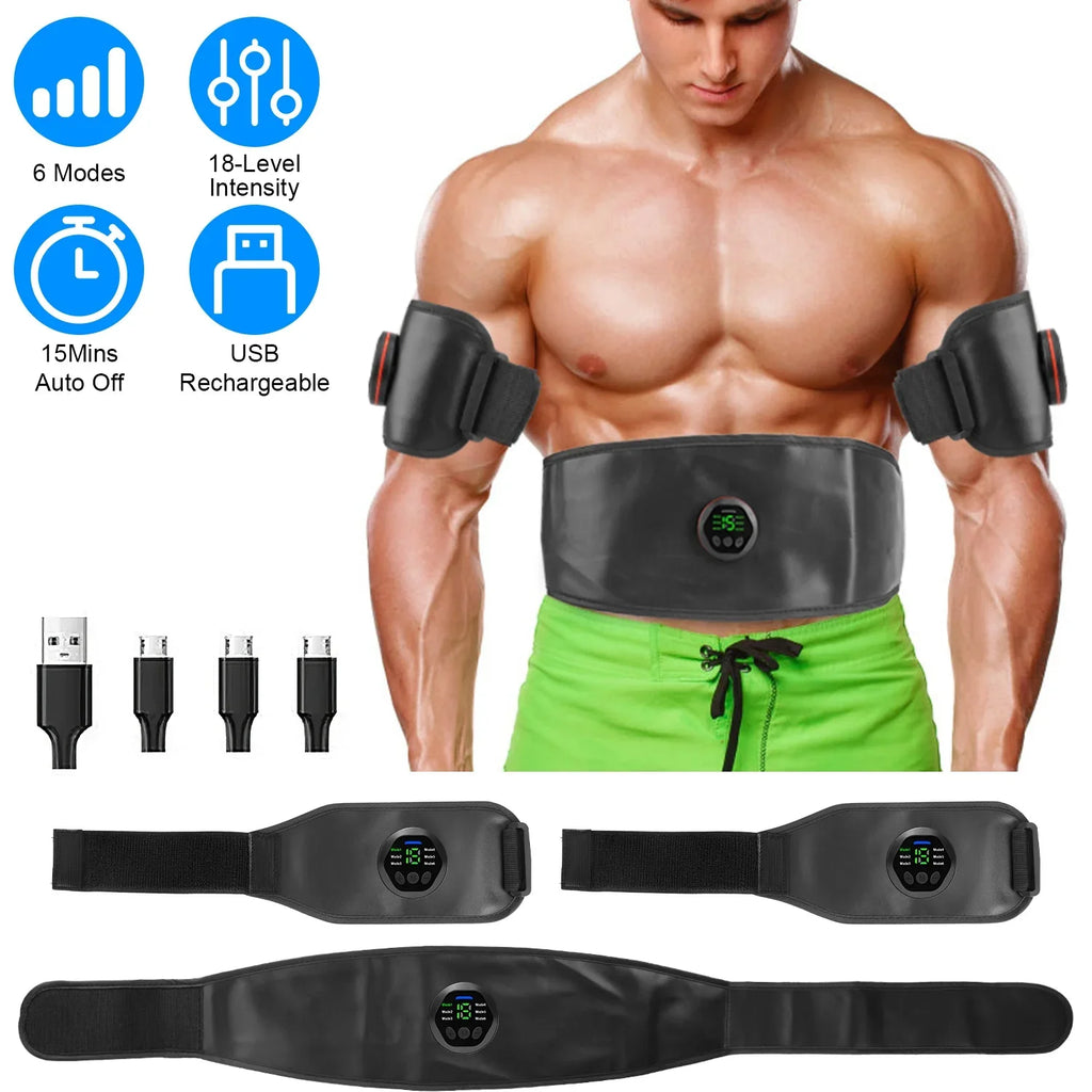ABS Office Equipment Training Stimulator Intensity 18 trendy Levels with iMounTEK Fitness Muscle Home 6 Abdominal Modes