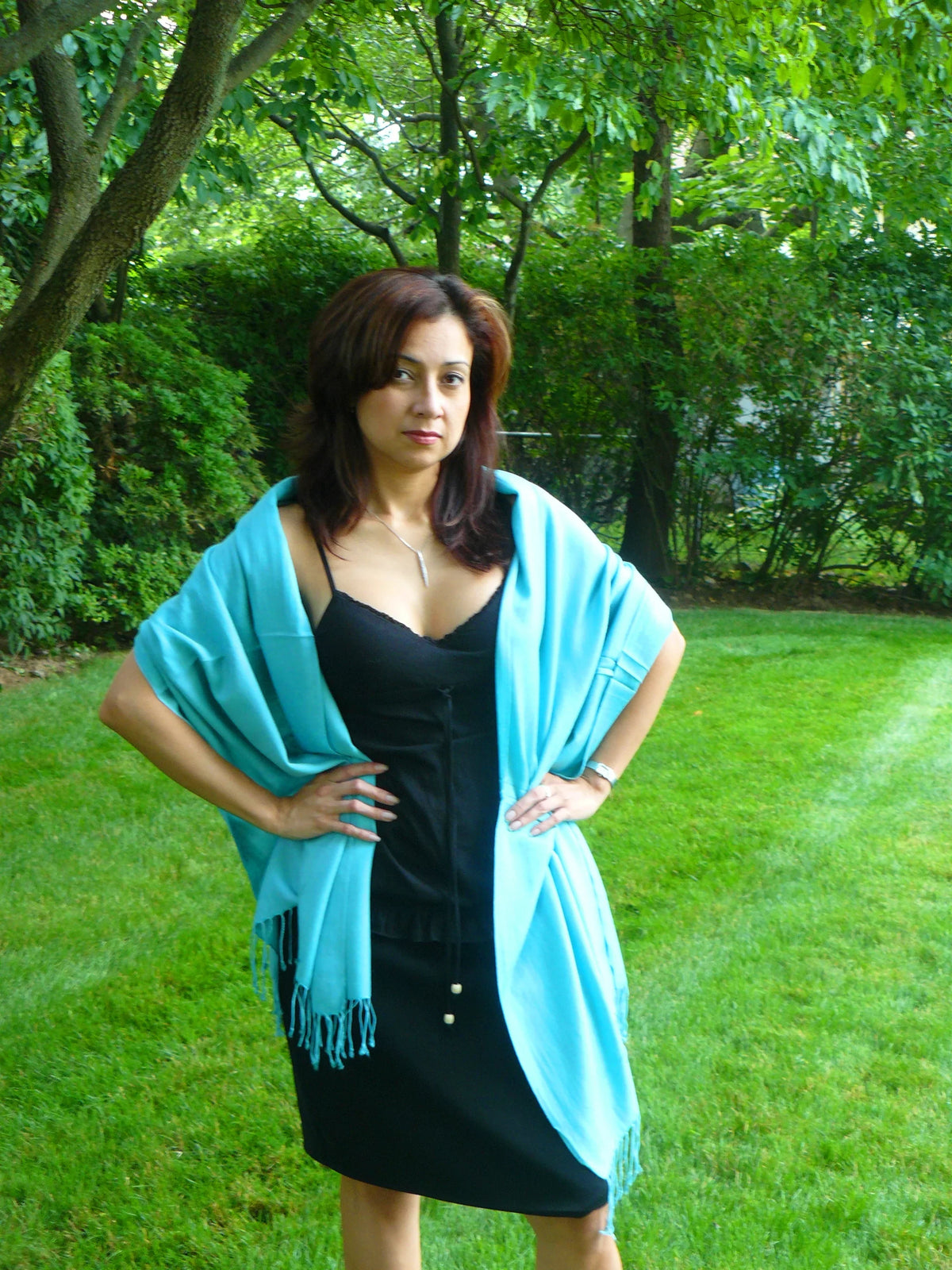 Scarf/Wool/Silk (Turquoise) Shawl/Cashmere/Cashmere Scarf/Scarves/Shawl/Shawls/Stole/Wrap/Pashmina Scarf/Pashmina