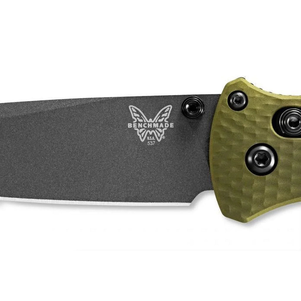 Benchmade 3.38in Plain Tanto Knife Blade 537GY-1 Axis Grey Bailout Coated