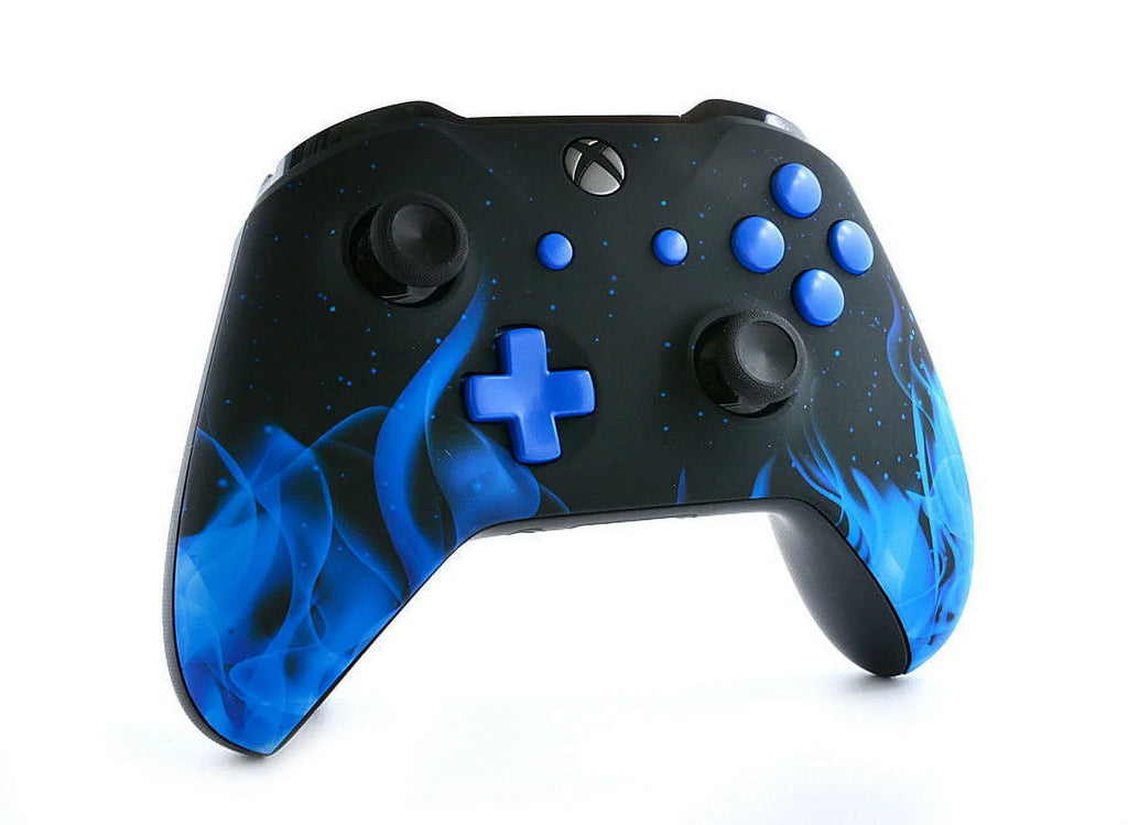 S Custom FPS blue) SMART Blue Xbox Fire One (Matte COD mods. Controller. Warzone Soft Fire high quality Rapid Modded