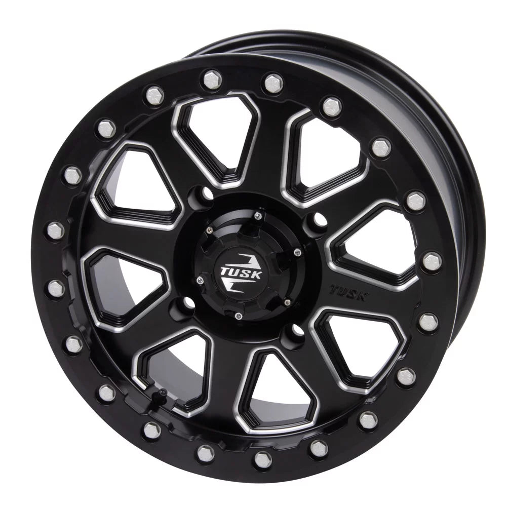 2021-2022 Wheel Star Defender 4.0 Beadlock 3.0 classic + Uinta For 15x7 HD10 Lone Pro 4/137 Can-Am Tusk Milled/Black