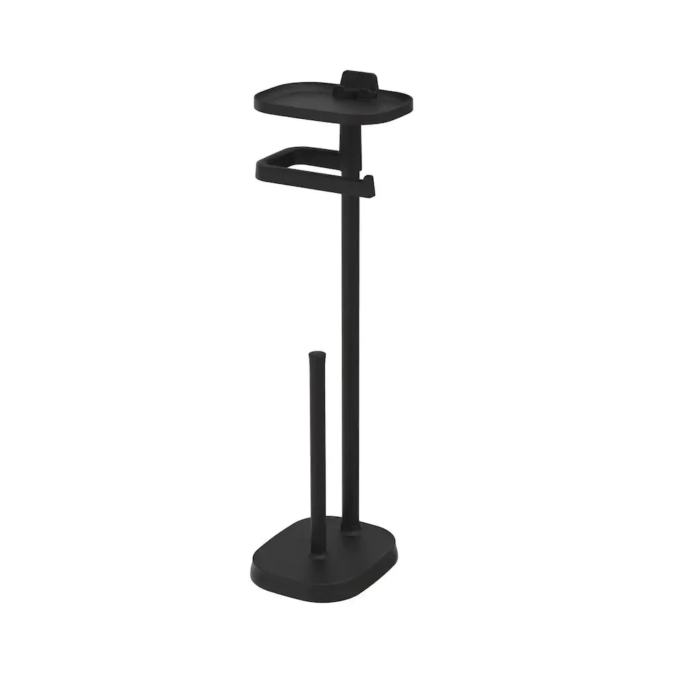 Finish Paper Delta and 46609-MB Toilet Shelf Freestanding Matte new Reserve Holder w/ Black