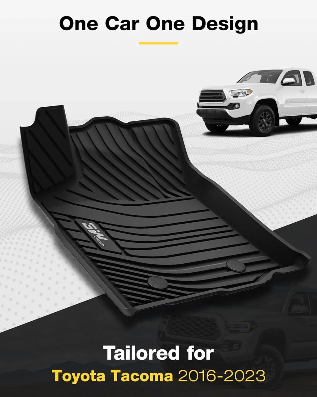 Toyota 3W 7 TPE All weather for seat Car 7 Seat fit Liner Sienna Floor Sienna 2021-2024 Floor Mats