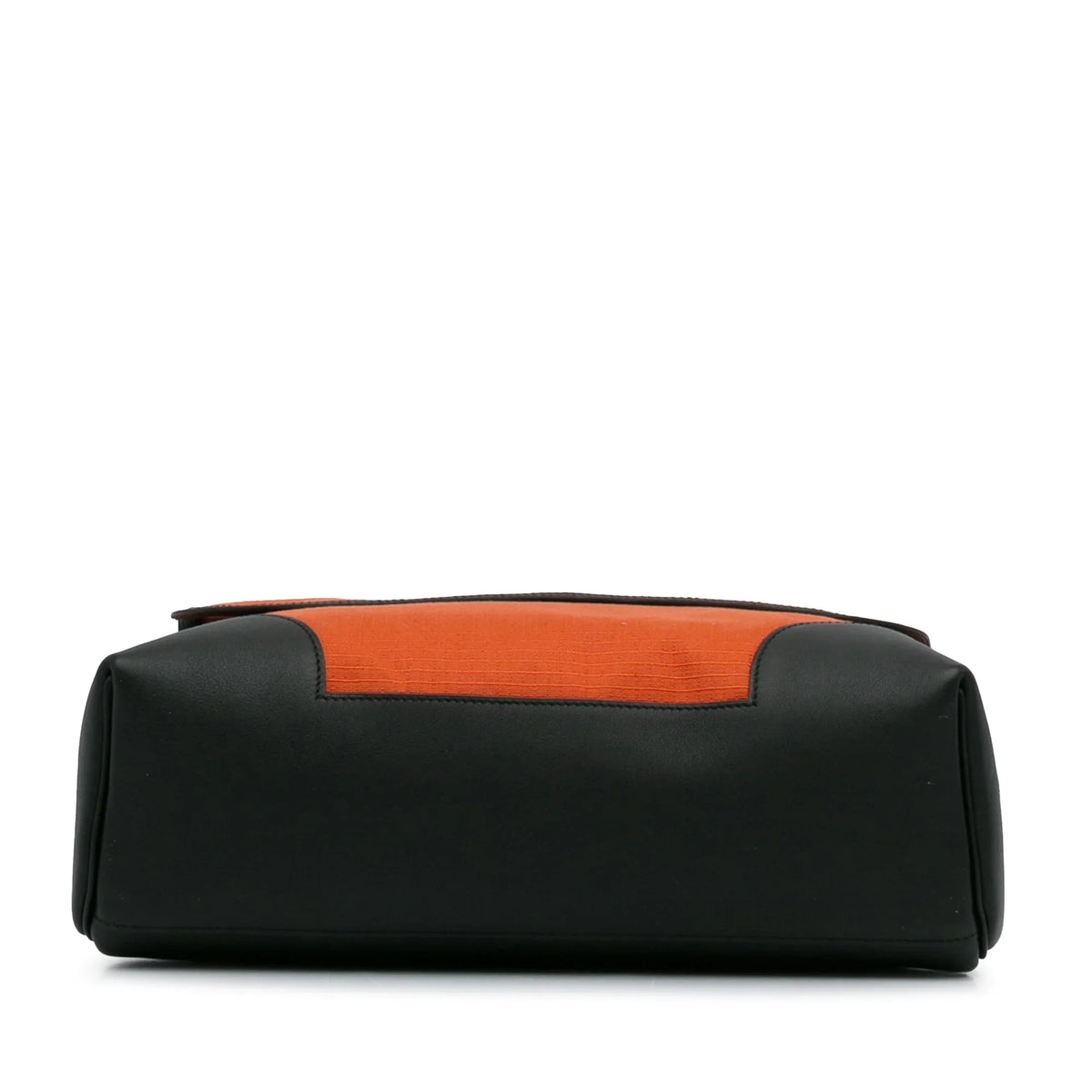 Crossbody Unisex Bag Allback (Good) Canvas Pre-Owned Orange Authenticated Bag Fabric Hermès Messenger