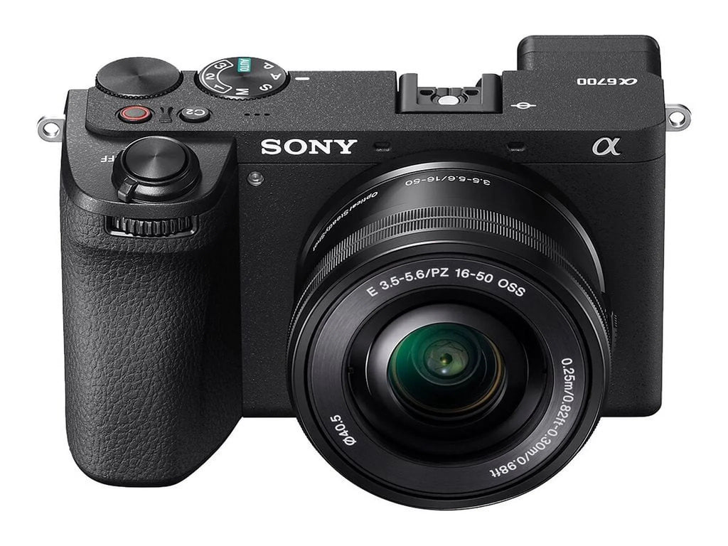 '- OSS - mirrorless zoom APS-C a6700 Digital E Wi-Fi, camera 4K 119.88 3x Bluetooth fps - 16-50mm lens MP 26.0 - - PZ / optical - ILCE-6700L -