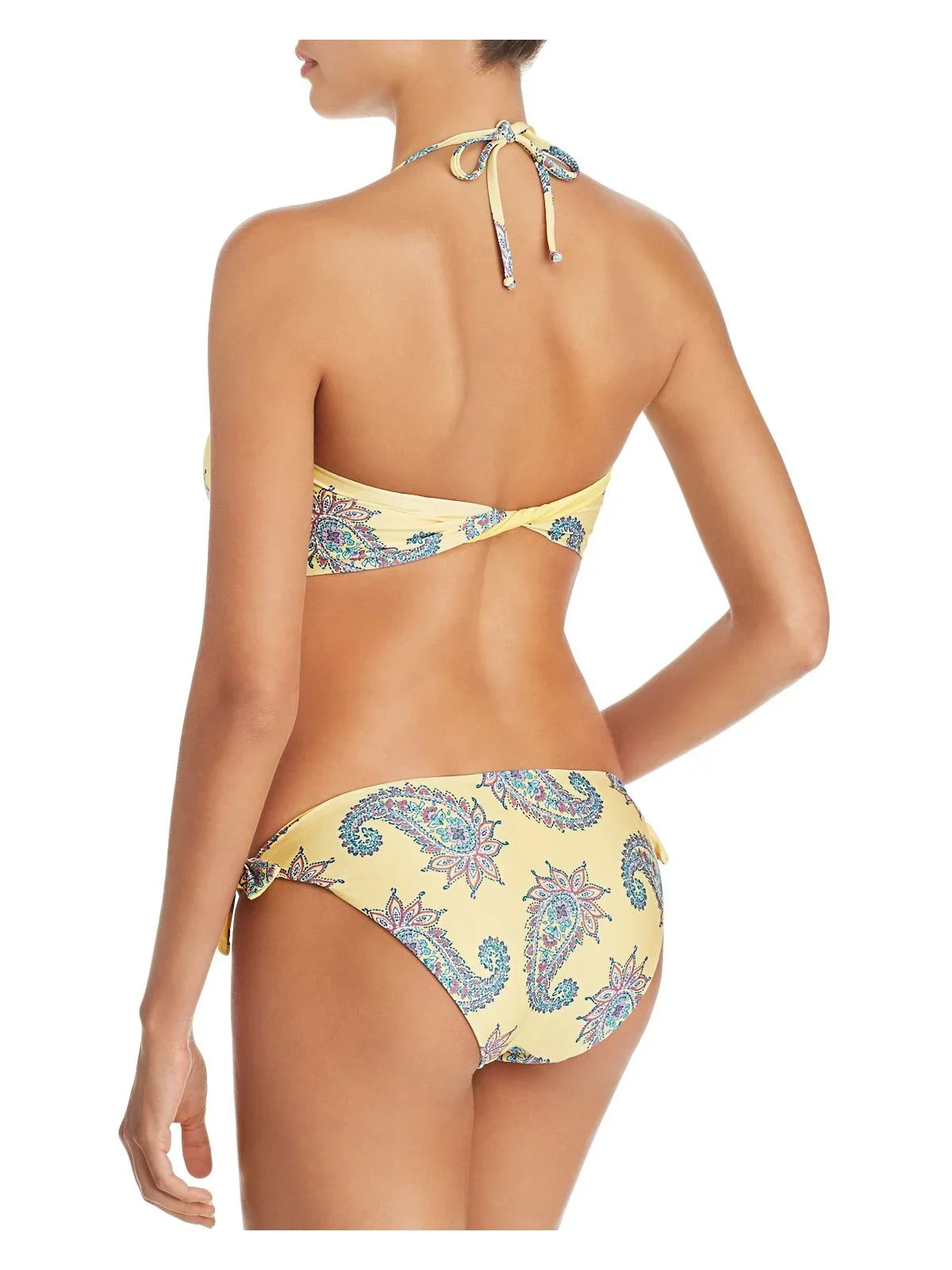 ISABELLA ROSE Paisley Top Women's S Halter Bikini Bandeau
