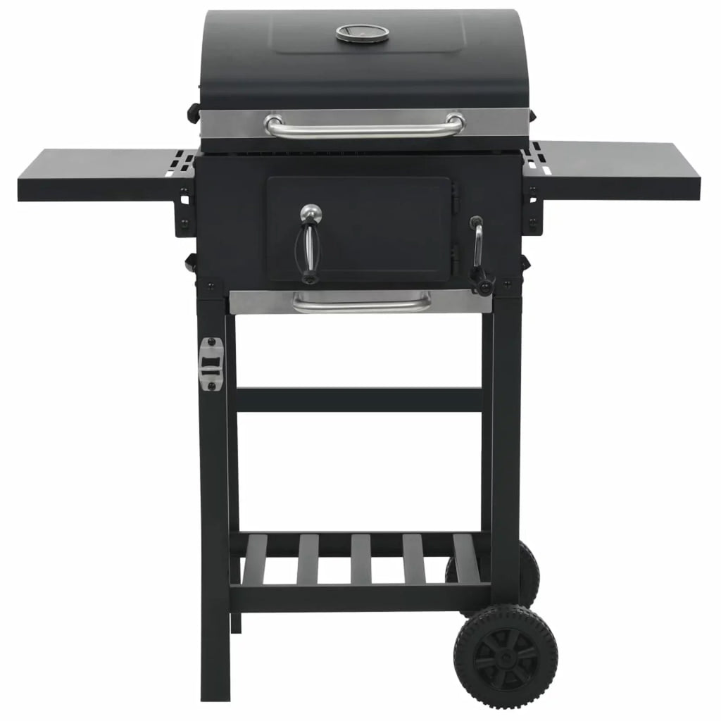 Shelf Grill Black Charcoal-Fueled with Bottom BBQ
