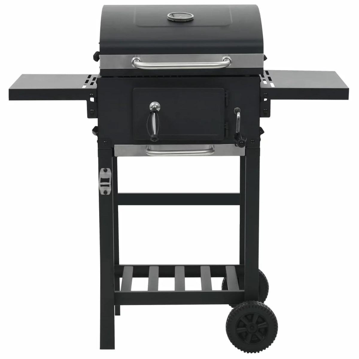 Shelf Grill Black Charcoal-Fueled with Bottom BBQ