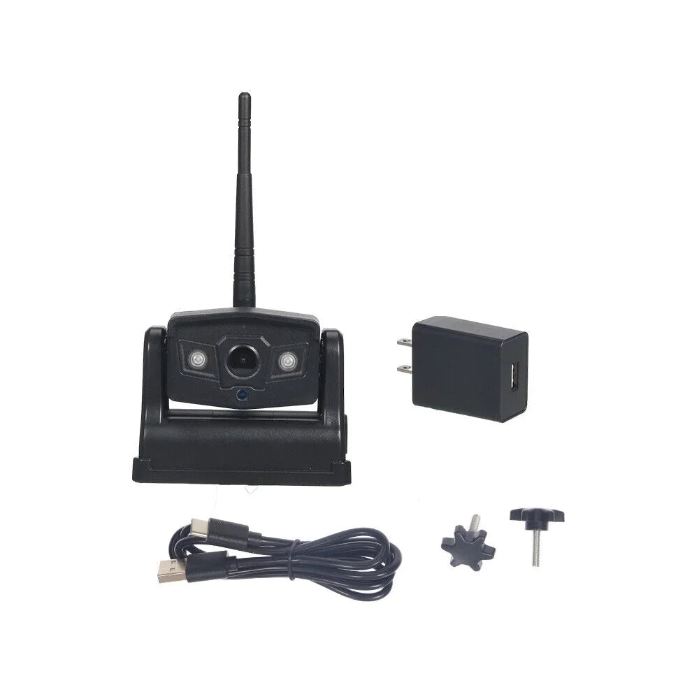 9600mAh Battery, Wireless JahyElec Mount, Magnetic classic for WiFi Front/Rear Backup Camera, Ideal View