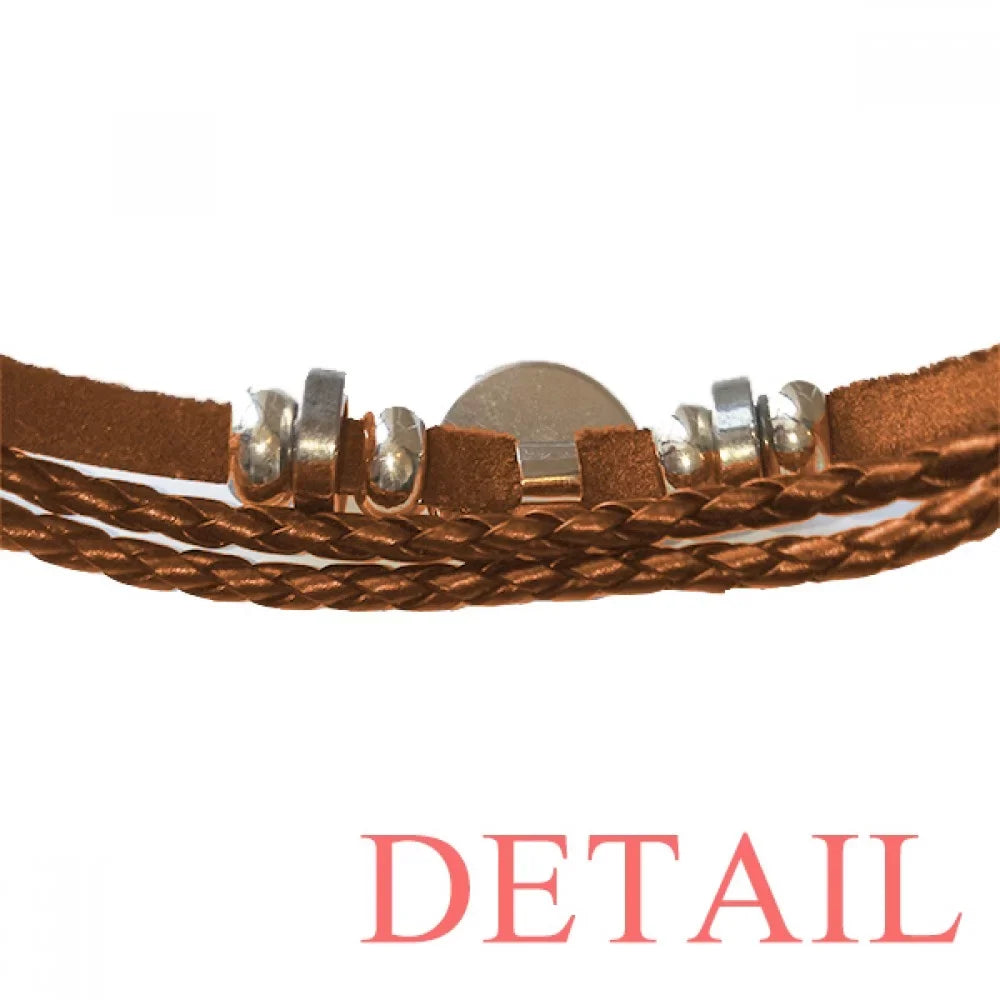 Jewelry Wristband Leather Ornament Shows Fashion Bracelet Cat Sport Tap Deco Art