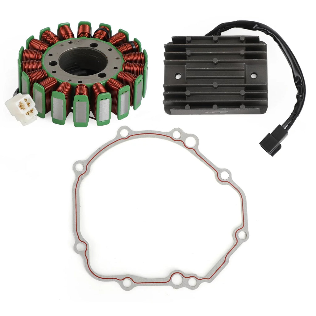 Rectifier+Gasket GSX-R1000 Magneto Stator+Regulator GSXR1000 03-04 For high quality Suzuki
