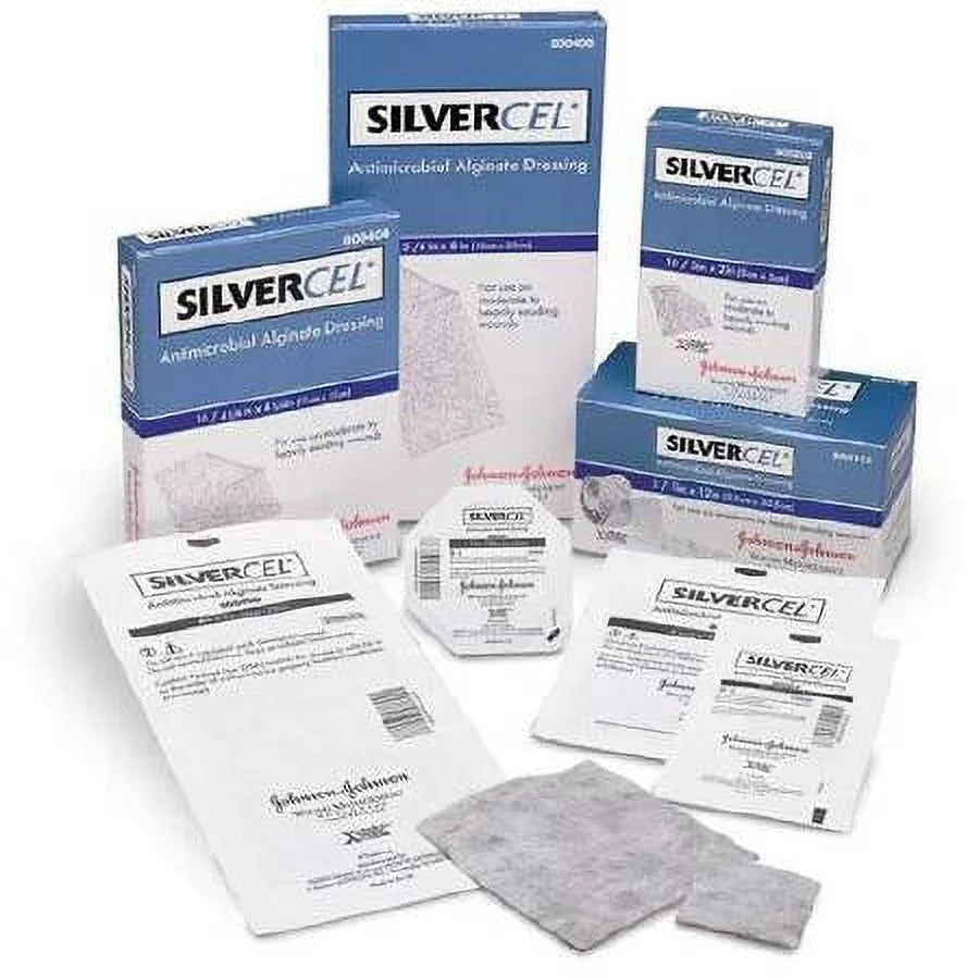 10 of - Sterile 2 Dressing Box X Silvercel Ainate 2 Inch Antimicrobial
