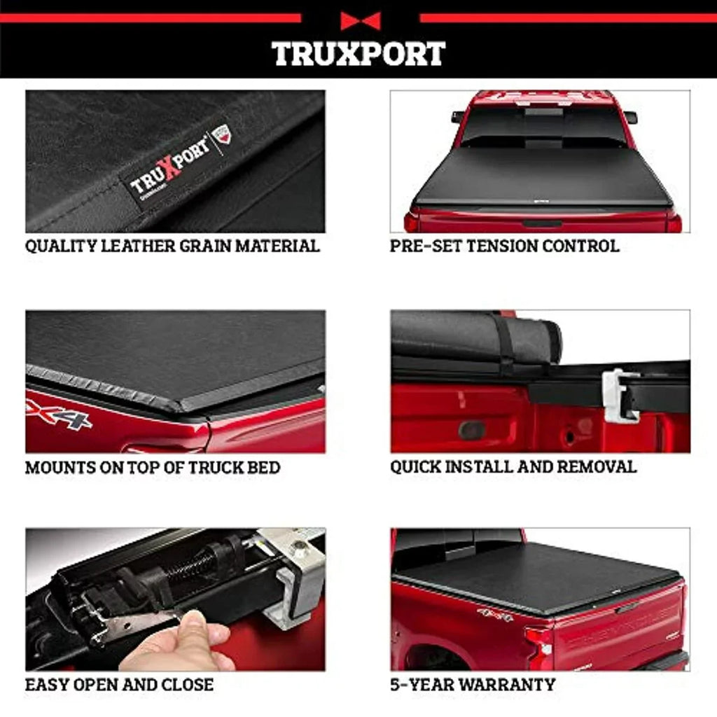Bed | 2022 Maverick 4' Tonneau Roll Compatible Truck with Cover 294701 | Bed Soft Truxport Up new 6" Truxedo (54.4") Ford