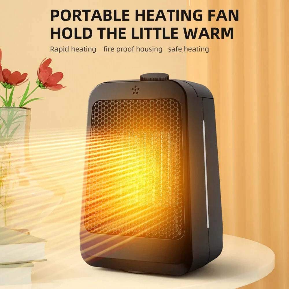 Heater Thermostat, Modes Portable Home Warm Anywhere Adjustable Office - JahyShow and - Heater Keep Space trendy - 3 Black