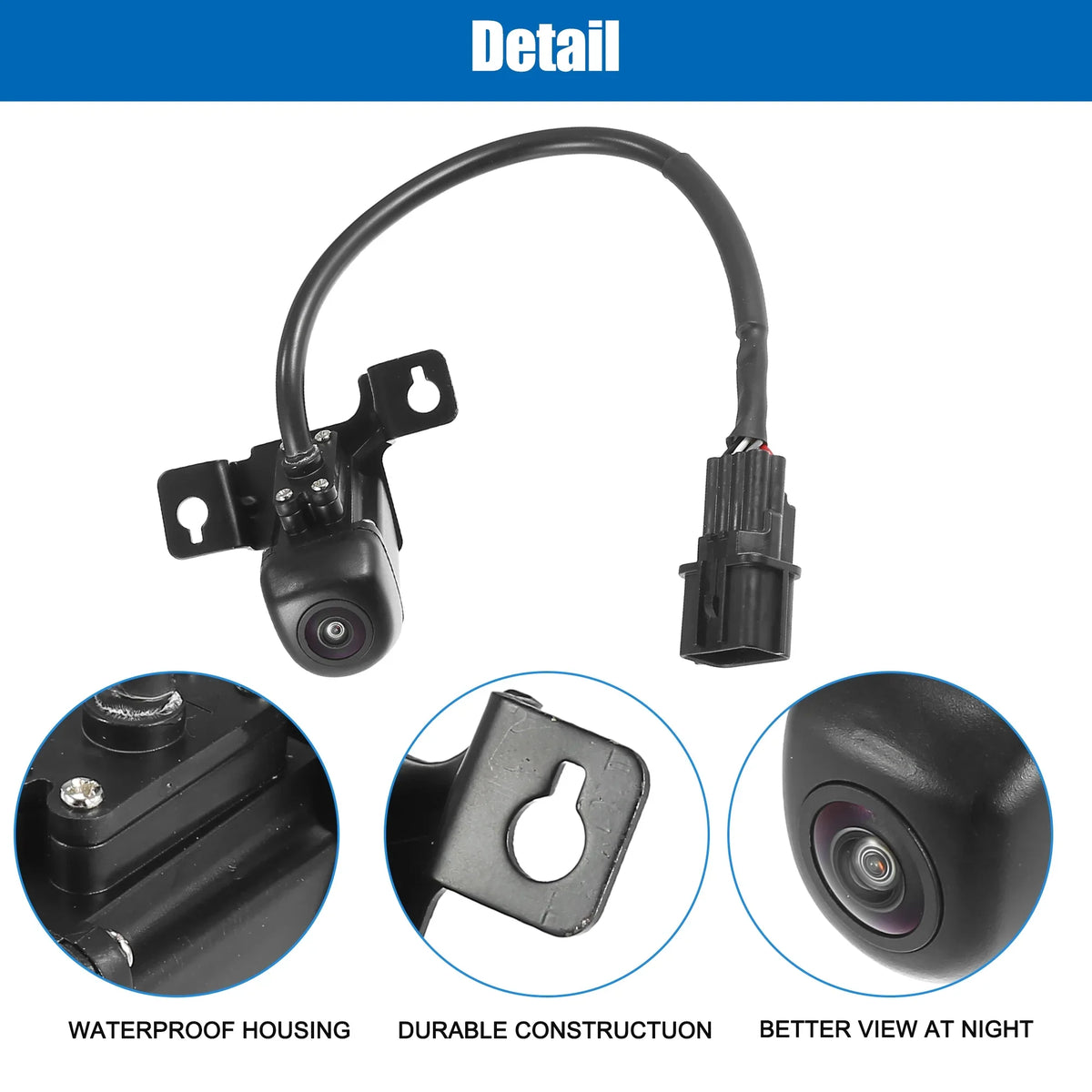 Camera Tool Fe Sport Car W/ 2017-2018 for View Bargains Santa No.957602W650 Set Up Hyundai 1 Unique Rear Back Fit