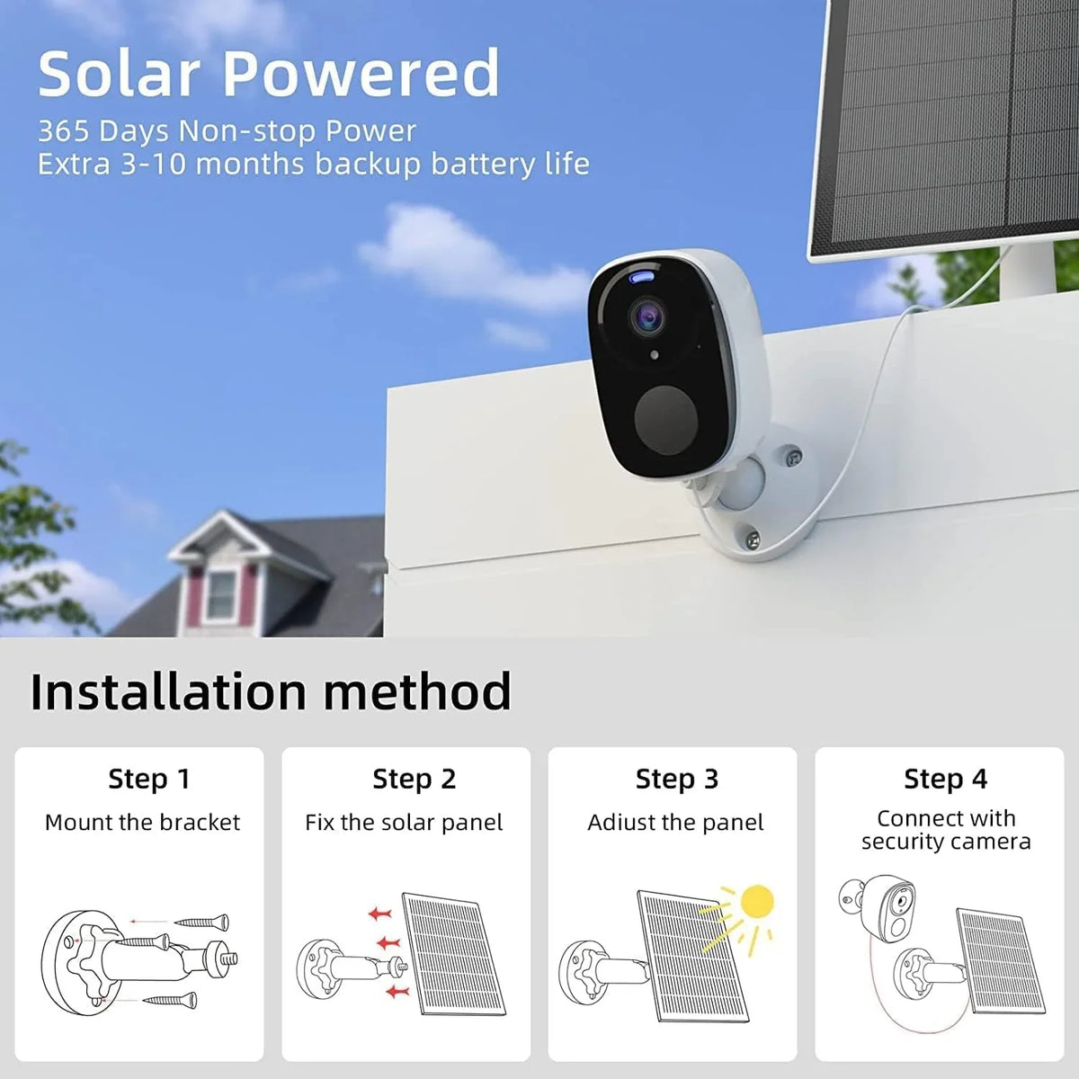 Audio, Detection, Night Camera Color Vision, Panel Solar AI IP65 Waterproof, trendy 2Pack Card/Cloud Storage Motion with Wireless Security Outdoor Cameras SD for Security, Cameras with Home 2K Two-Way Home