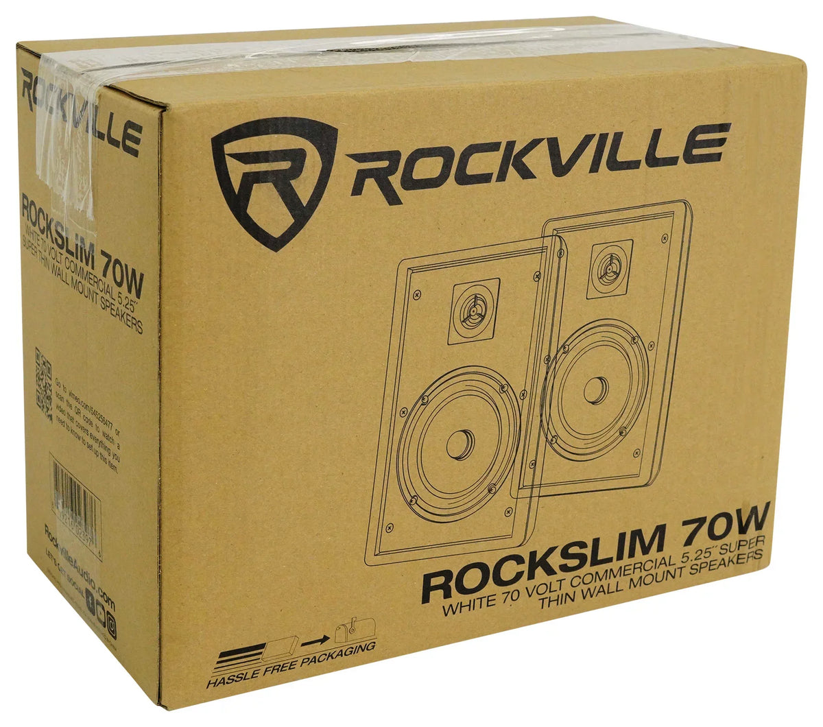 Speakers 4 Amp+4 Pendant+6 Wall White White Slim Restaurant/Bar/Cafe classic JBL 6-Zone