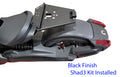 Kit Black Rack Large Am MAX NO Cases Ryker MOUNT Shad installed Luggage Can NEEDED.