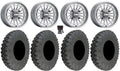 Delta Talon 1000 Cut Maverick Tires Gm Pioneer / Wheels / Race X3 Contrast Can-Am MetalFX 33" 15" Honda