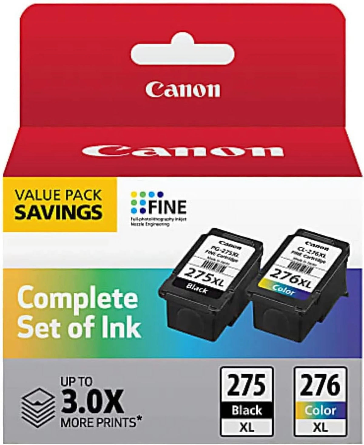 new TR4720 XL TS3522 TS3520, PIXMA to for Multicolor Printer and PG-275 XL Printers Compatible Ink / CL-276 Canon