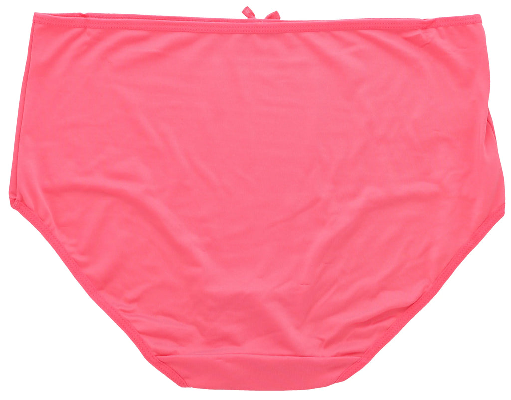 Classic Women's Floral Panties Sexy Size Pink Burke Intimates (5Pr) Plus Rise Delta Dots) Brief (X-Large, High