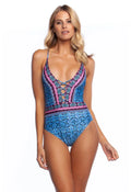 Realist La 12 high quality Blue The Lace-up Piece One / Blue Plunge Blanca