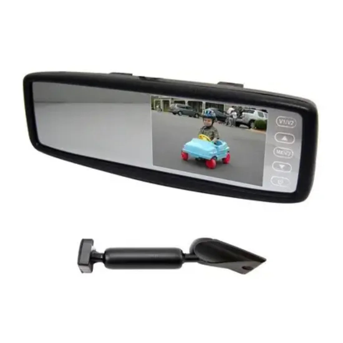 Glass-Mount Mirror Widescreen Monitor LCD Rear-View RVM430TG high quality Accele 4.3"