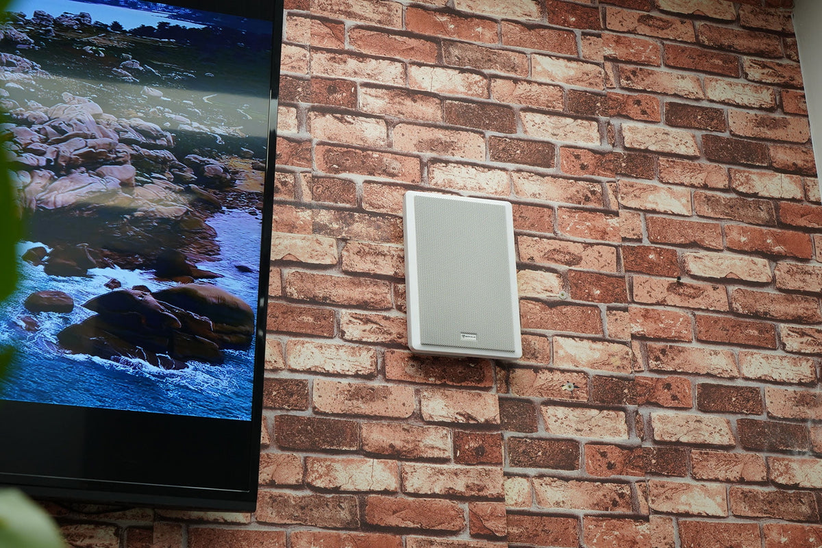 Speakers 4 Amp+4 Pendant+6 Wall White White Slim Restaurant/Bar/Cafe classic JBL 6-Zone