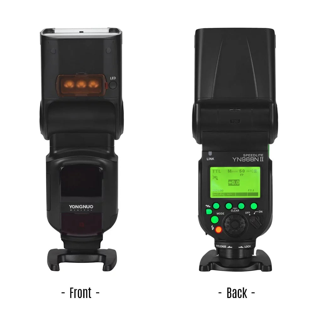 Flash Wireless YN968N System LED YN560 Light, 5600K Built-in with Wireless DSLR and Nikon with 1/8000s Speedlite TTL YN622N HSS, new II Compatible YONGNUO Cameras