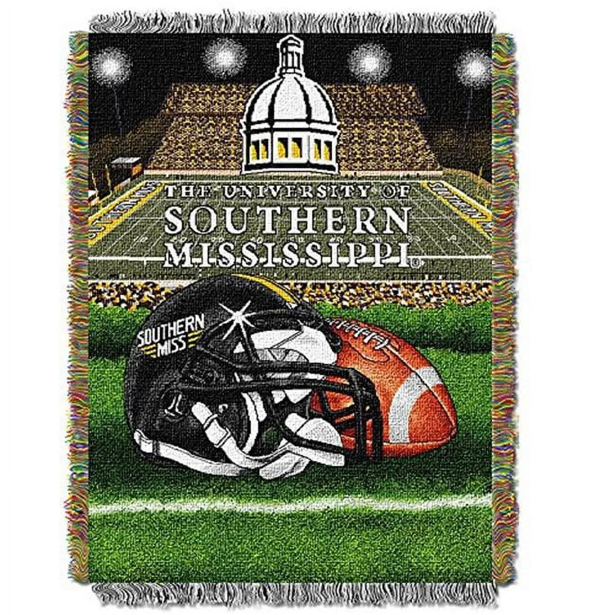 Mississippi (48"x60") Throw Woven Eagles (Home Southern NCAA Tapestry classic Advantage) Field