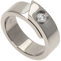 Pre-Owned K18 #48 Ring, Gold, Women's, 1P Anniversary CARTIER White Diamond (Good) Cartier