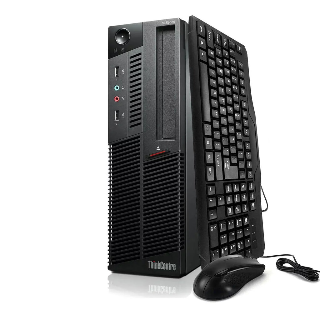 HDD Home Computer Core 3.2GHz Intel 8GB Desktop trendy Mouse ThinkCentre Lenovo Bluetooth,WIFI,Keyboard M91 I5 Windows Includes RAM 250GB and 10