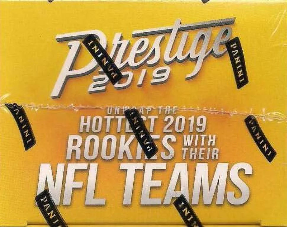 2019 NFL Panini Prestige in Team new Football Featuring 2019 Jerseys Blaster Box- Rookies