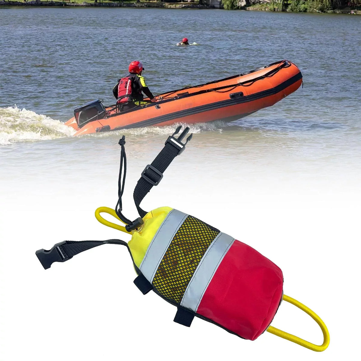 Throw for 21M Reflective Bag Rope Sports Fishing Throw Throw Device Bag Rafting Throwable Portable Kayak Boater's Flotation new Water