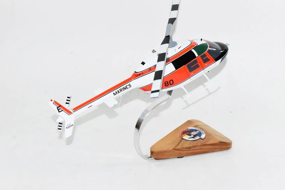 (Marines), Vigilant Ranger, Bell® TH-57c 1/31 HT-18 Model Scale new Sea Mahogany Eagles