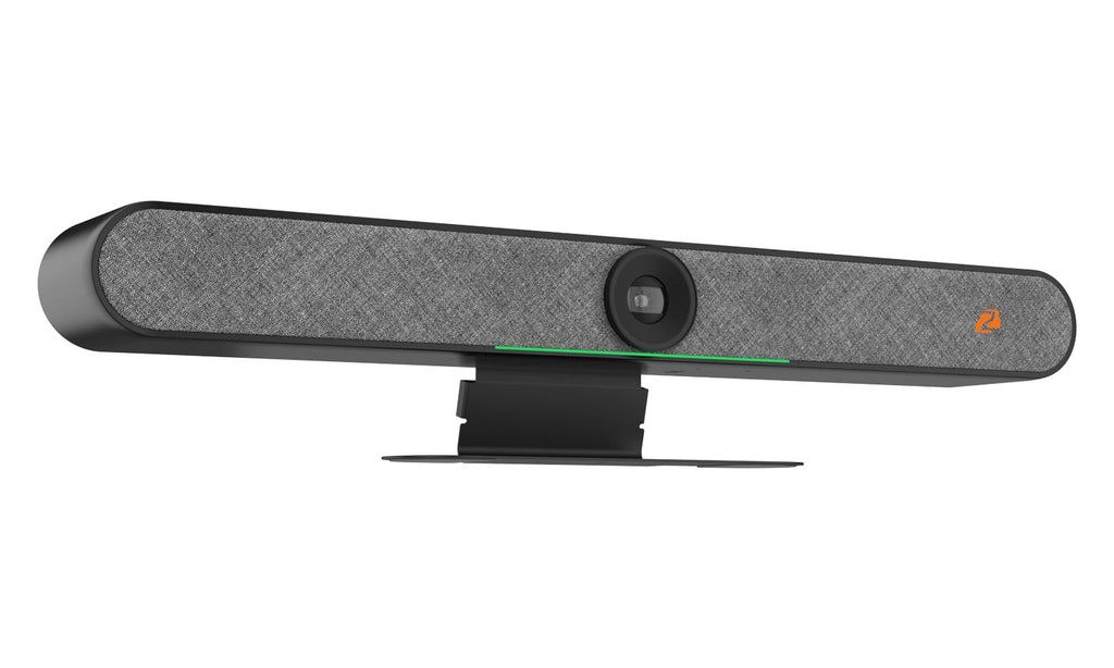 Tracking with HDMI/USB-C Intelligent Bar (Black) 4K Video UHD Microphones Auto high quality and Speakers/6-MEMS BZBGEAR 20W All-In-One