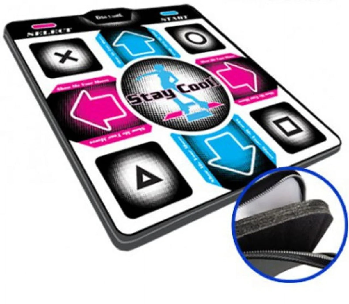 More 1" (Version Delay) Pad (Super Deluxe 4.0) Super Revolution Foam Sensitive-No with DDRgame Dance PS1 Inse trendy Dance /PS2