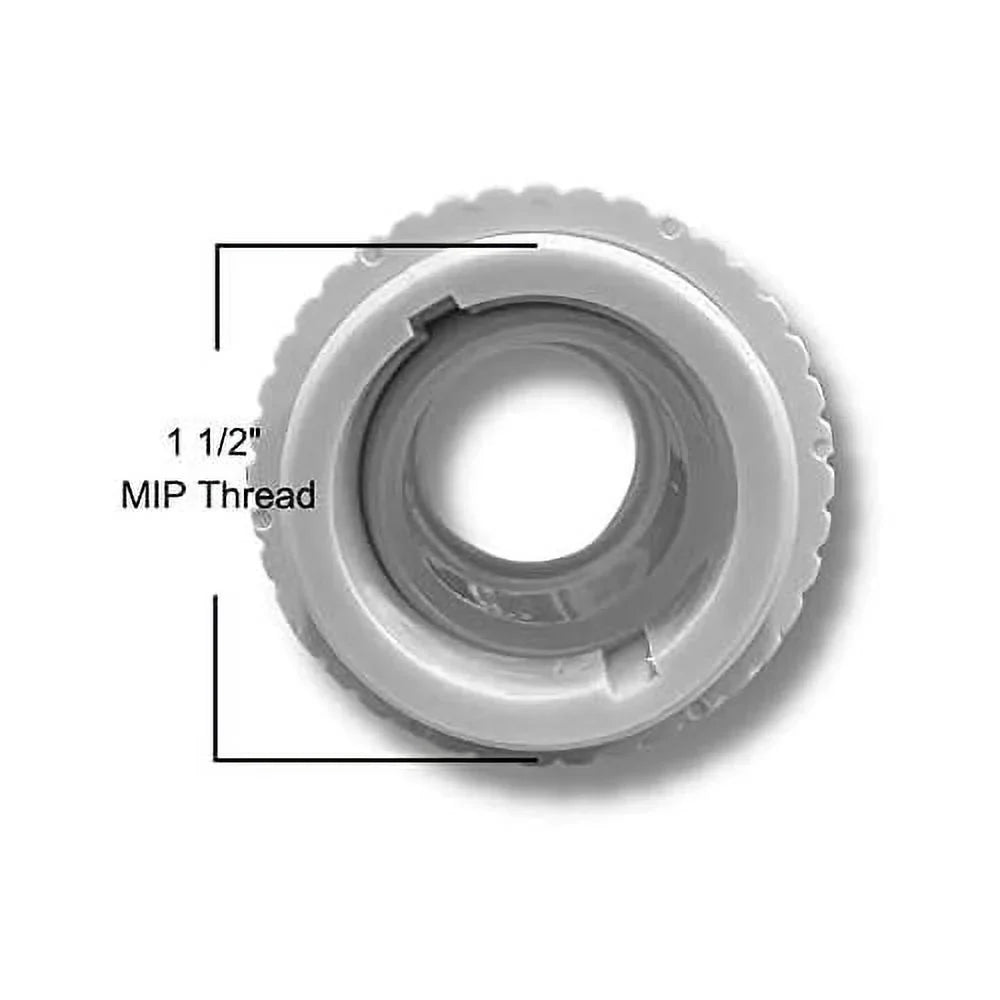 & Heavy-Duty Return Rotating Opening, Spa & Pack) Pool Thread 10 MIP Fitting | 1/2" Pool 1 For Inlet Spa Inground Flow Swimming | Directional Fitting Pro For DPM Eyeball Jet Hydrostream (Slotted