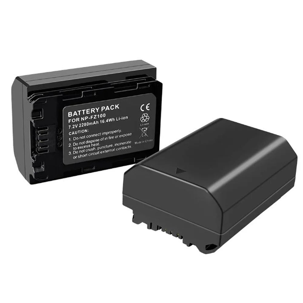 III, Multi-Functional A7 III, Case 2 A7R Battery LCD A1, A7S NP-FZ100 Charger, III, A9, A6600 A9 Pack BC-QZ1 A7 II, Battery with for 7.4V IV, IV, 2280mAh FX30, A7C, Charger FX3, Alpha A7R