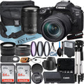 Wideangle + trendy Tripod 64GB IS + SanDisk Card + + USM ZeeTech Bundle Camera Canon 90D EOS Accessory DSLR Lens 18-135mm Case with +